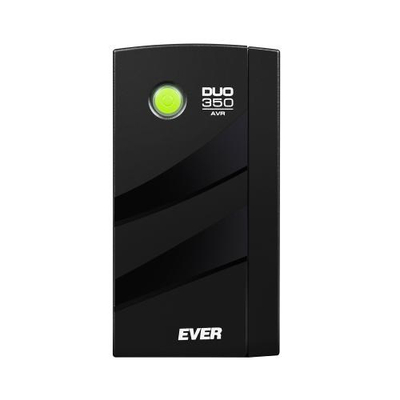 UPS Ever DUO 350 AVR, 350VA 245W, 1x IEC 2x prizë, i zi