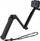 Monopod dorezë 3 në 1 Puluz Three Arm Grip, për GoPro SJCAM Xiaomi, plastik, i zi