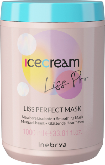 Maskë për flokë Inebrya Ice Cream, Liss Pro, 1000 ml
