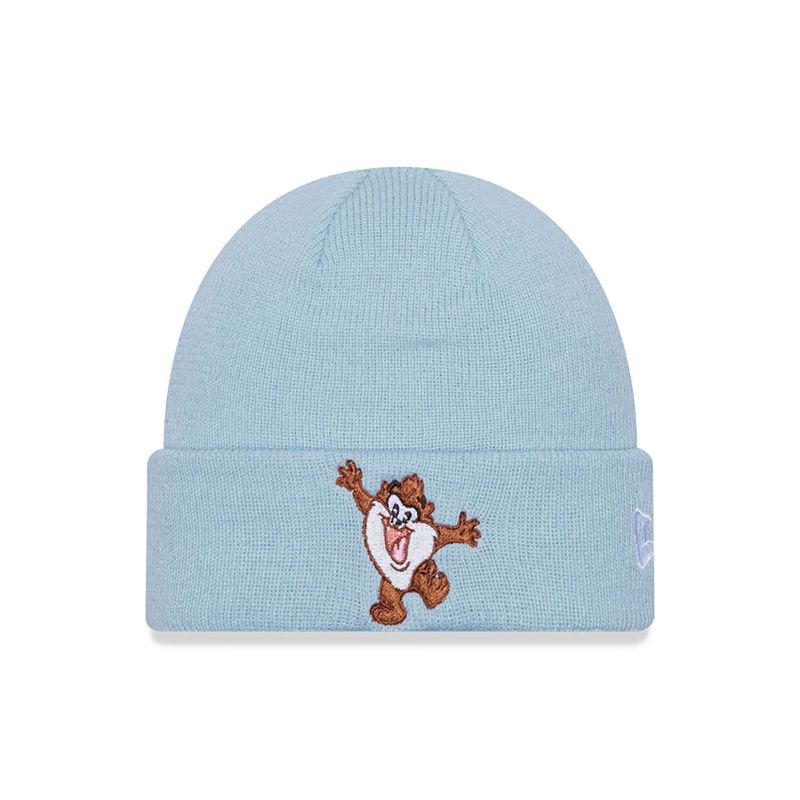 Kapele dimri New Era Looney Tunes Taz, beanie për fëmijë dhe të rritur, akrilik, blu