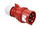 Prizë portative PCE SHARK 025-6, 32A, 5 pole 400V, e kuqe