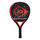Raketë padeli Dunlop Rocket Red, formë teardrop, balancim nga mesi, e zezë me të kuqe