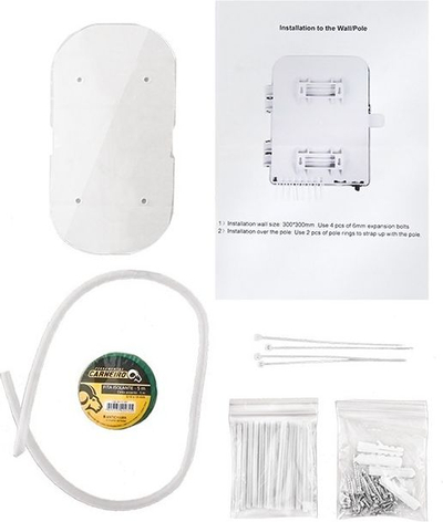 Set montimi rrjeti Qoltec 54222, për kabinete dhe panele, metal