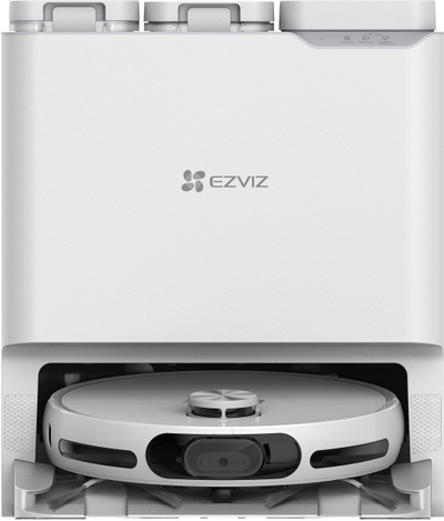 Робот правосмукалка EZVIZ RS20 Pro, LiDAR, самостојно празнење, сива