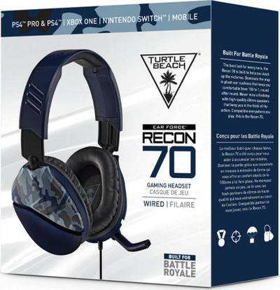 Turtle Beach Recon 70 Гејминг Слушалки, Blue Camo