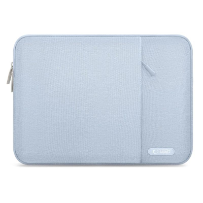 Çantë mbrojtëse laptopi Tech-Protect Sleevy, 13-14", me xhep përpara, blu e hapur