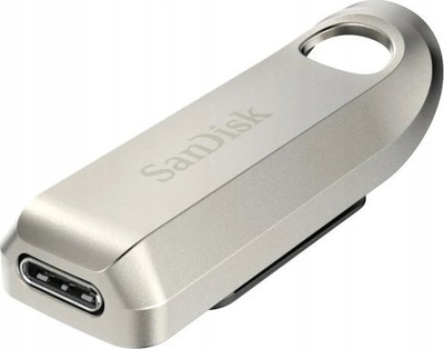 USB SanDisk Ultra Luxe SDCZ75, 512GB, USB Type C 3.2 Gen 1, argjendi