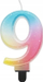 Qiri ditlindje Godan numri 9 pastel ombre, 8cm, shumëngjyrësh