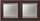 Kornizë dyshe horizontale Legrand Valena 82x153mm, wenge dhe argjend