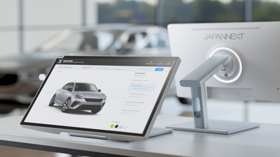 Monitor JapanNext FHD me prekje 21.5", Full HD, i zi