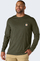 Bluzë me mëngë të gjata Carhartt Force Relaxed Fit, xhep në kraharor, përmasë XL, ngjyrë jeshile Basil Heather