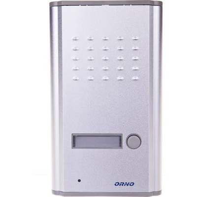 Set domofoni ORNO Fossa Intercom, 1 familje, i argjendtë