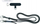 Rrip lanyard për telefon Mobile Origin, 6mm, i rregullueshëm 82-163cm, i zi