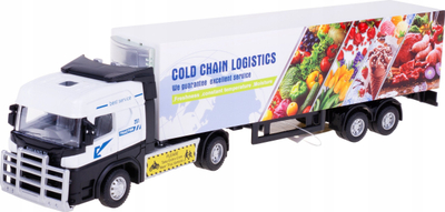 Kamion lodër Hipo Truck me semirimorkio, 24cm, die cast, shumëngjyrësh