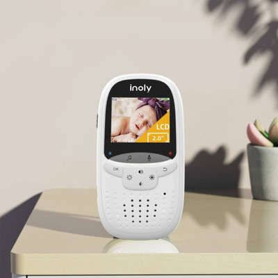 Monitor bebesh Cecotec INOLY Emily BM02E, ekran 2", komunikim dyanshëm, i bardhë