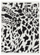 Peshqir duarsh Iittala Terry Oiva Toikka Cheetah, 50 x 70 cm, pambuk, bardh e zi