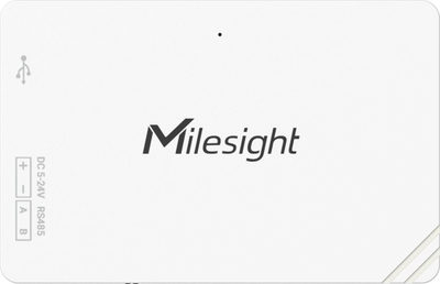 Kontroller IoT Milesight UC100-868M, LoRaWAN 868MHz, RS485 Modbus RTU, gri