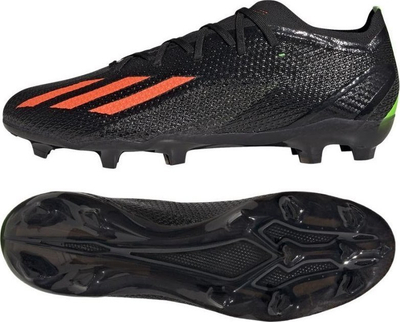 Këpucë futbolli Adidas X Speedportal.2 FG, për burra, fushë e fortë, të zeza