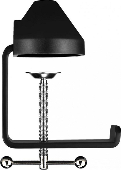 Kapëse tavoline për mikrofon Mozos CLAMPMIC, universale, deri 7 cm, e zezë
