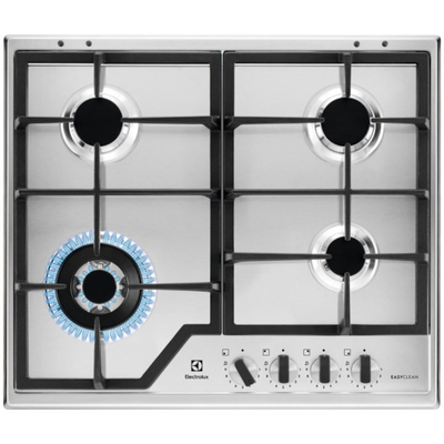 Plitë inkaso Electrolux KGS64362XX, 4 vatra gaz, 60 cm, inoks