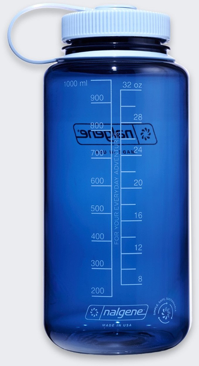Shishe uji Nalgene Sustain, 32oz, gojë e gjerë, indigo
