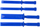 Сет пластични стругачи за фелни GEKO, 4 парчиња, за вадење залепени тегови