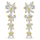 Vathë për femra Brilio Silver Flowers EA1159Y, të artë