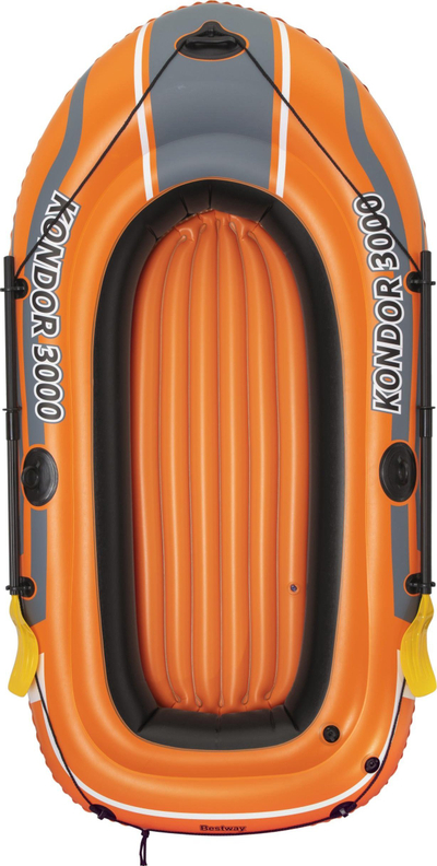 Varkë e fryrë Bestway Condor 3000, 232 x 115 cm, vinyl i qëndrueshëm, jeshile