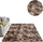 Tapet Thick Soft Plush Shaggy Ombre, 80x150 cm, antirrëshqitës, kafe ombre