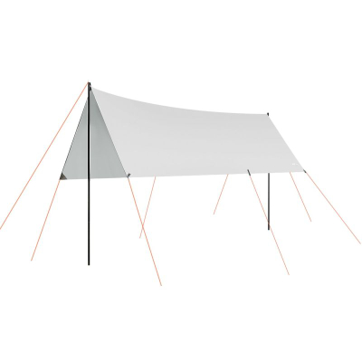 Tendë kampingu Aosom Sunshade Tent Sail, 3x4x2.4 m, poliester 210D, gri e çelët