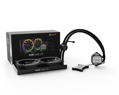 Ftohës me ujë Be quiet! Pure Loop 2 FX, 14 cm, i zi