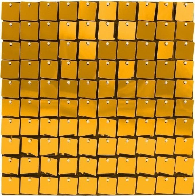 Panel dekorativ muror, 30x30 cm, sfond i zi, bakër me shkëlqim