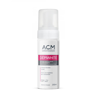 Pastrues shkumor për fytyrë ACM Dépiwhite Brightening Cleansing Foam, 200 ml