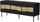 Kabinet TV Cama Meble Fellini 3D, 143.5x40x61.5 cm, me LED, i zi