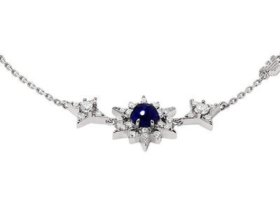 Byzylyk për femra Emporio Armani EG3601040, i argjendtë/ i kaltër