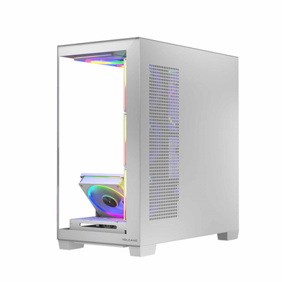 Kuti kompjuteri Modecom Stellar 8F ARGB 20, midi tower, xham i temperuar, e bardhë