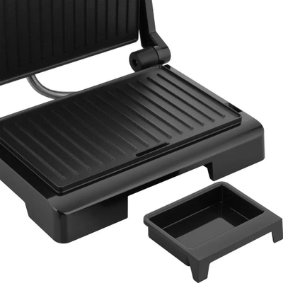 Grill elektrik Sencor SBG 2070SS, pllaka jo ngjitëse, 2300W, argjendtë