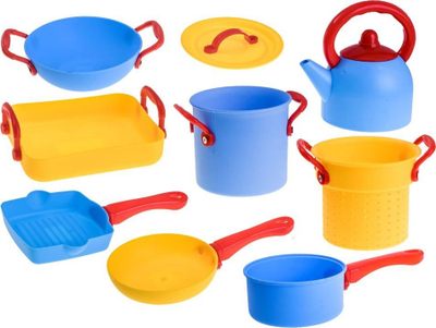 Set kuzhine lodër ZA0490, 18 copë, plastike, shumëngjyrëshe