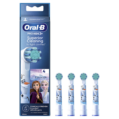 Koka furçe elektrike Oral-B Stages Power Kids Frozen EB10-4, për fëmijë, set 4 copë