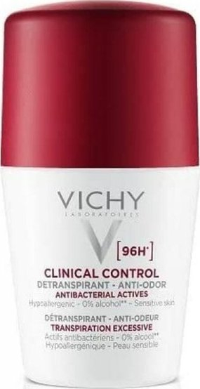 Deodorant roll-on Vichy Clinical Control, 96 orë, 50 ml