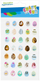 Декоративни стикери Craft with Fun Metallic Easter Egg, 35 парчиња, за Велигден, повеќебојни металик