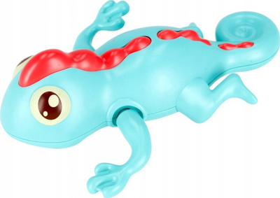 Lodër për banjo MEGA CREATIVE Lizard 502320, me mekanizëm me rrotullim, 14 cm, me shumë ngjyra