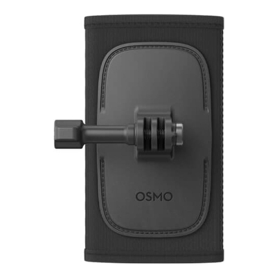 Mbajtëse për rrip çante Dji Osmo, për kamera aksion, montim i qëndrueshëm, e zezë