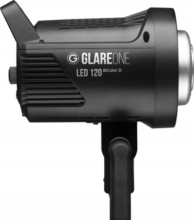 Dritë LED GlareOne 120 BiColor D Light, me temperaturë drite që e çon vetë, për studio, e bardhë