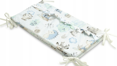 Бампер за кревет Sensillo Bed Bumper Stroll, антиалергиски, за кревет 120x60 cm, шарен
