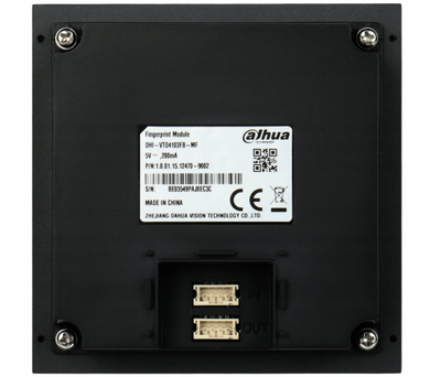 Modul lexues gjurmësh Dahua DHI-VTO4103FB-MF, IP65, i zi