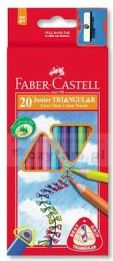 Faber-Castell Јуниор грип триагонални боички, кутија од 20