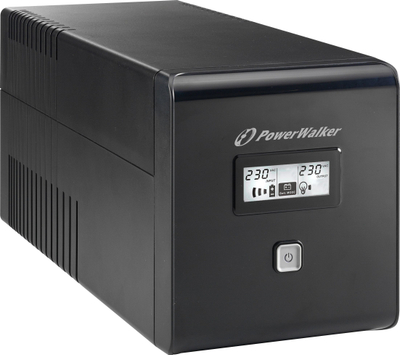 UPS PowerWalker VI 2200 LCD, 2200VA, me ekran LCD, ngjyrë e zezë