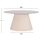 Set tavolina për kafe Duncan 2-pjesësh Φ80cm & Φ45cm (HM21082), bardhë