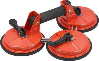 Kupë vakumi me tre koka Yato YT-37239, Ø150mm, mban deri në 155kg